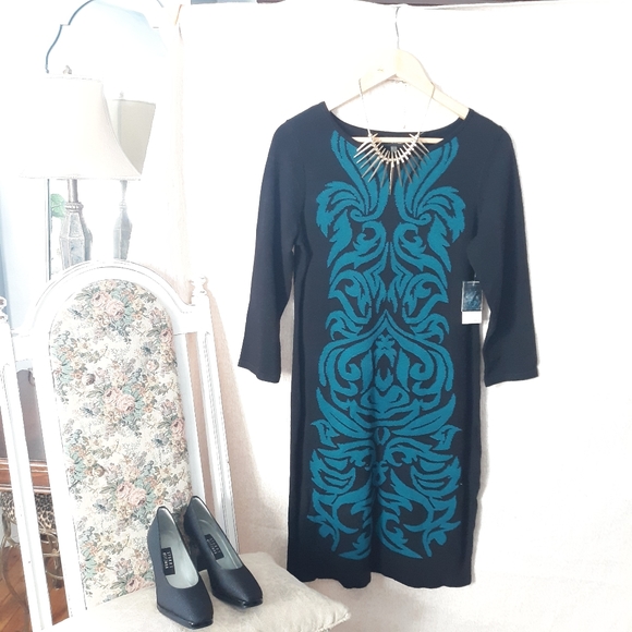 Nine West Dresses & Skirts - Nine west knit 3/4 sleeves dress